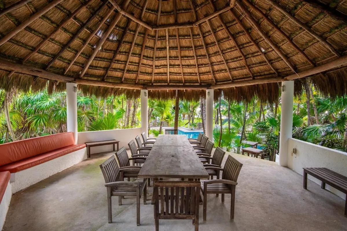 Traditional Beachfront Villa With Cenote, Close To Playa Puerto Morelos Mexico