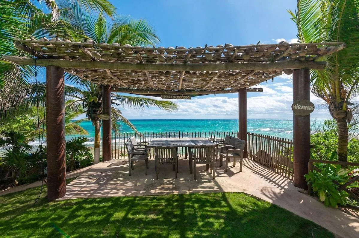 Traditional Beachfront Villa With Cenote, Close To Playa 莫雷洛斯港 墨西哥